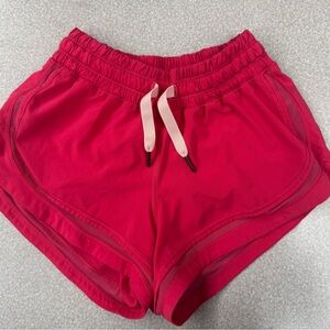 LULULEMON - athletica Vibrant Red Athletic Shorts